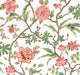 Courtyard Botanical Rose Astoria Wallpaper by York Wallcoverings