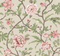 Courtyard Botanical Pink Astoria Wallpaper by York Wallcoverings