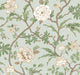 Courtyard Botanical Pale Blue Astoria Wallpaper by York Wallcoverings