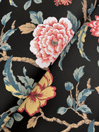 MX9656 Courtyard Botanical Scarlet Astoria Wallpaper by York Wallcoverings