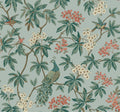 Peacock Estate Blue Astoria Wallpaper by York Wallcoverings