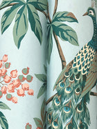 MX9663 Peacock Estate Blue Astoria Wallpaper by York Wallcoverings