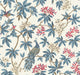 Peacock Estate White Astoria Wallpaper by York Wallcoverings