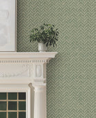 MX9673 Regent Emerald Astoria Wallpaper by York Wallcoverings