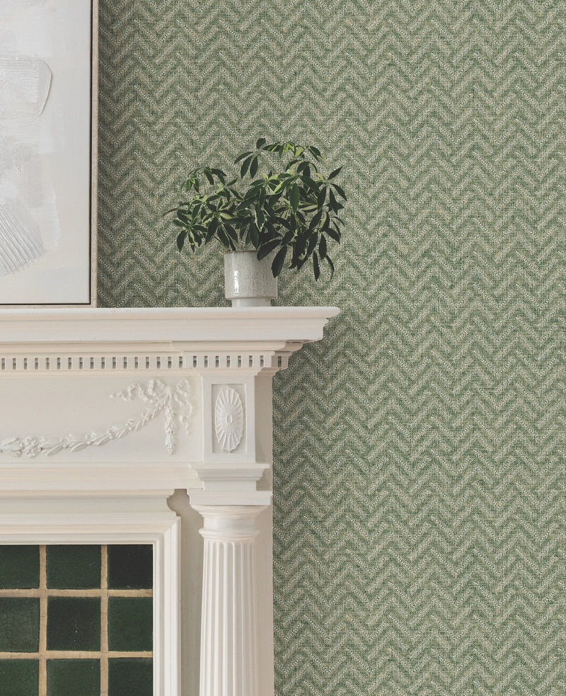 MX9673 Regent Emerald Astoria Wallpaper by York Wallcoverings