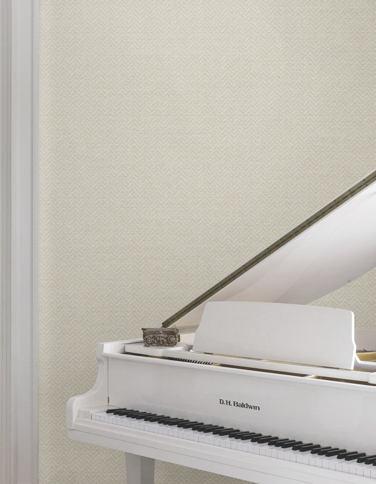 MX9674 Regent Soft Grey Astoria Wallpaper by York Wallcoverings