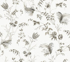 MX9682 Floral Lace Black Astoria Wallpaper by York Wallcoverings