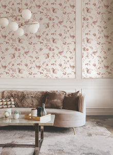 MX9684 Floral Lace Brick Astoria Wallpaper by York Wallcoverings