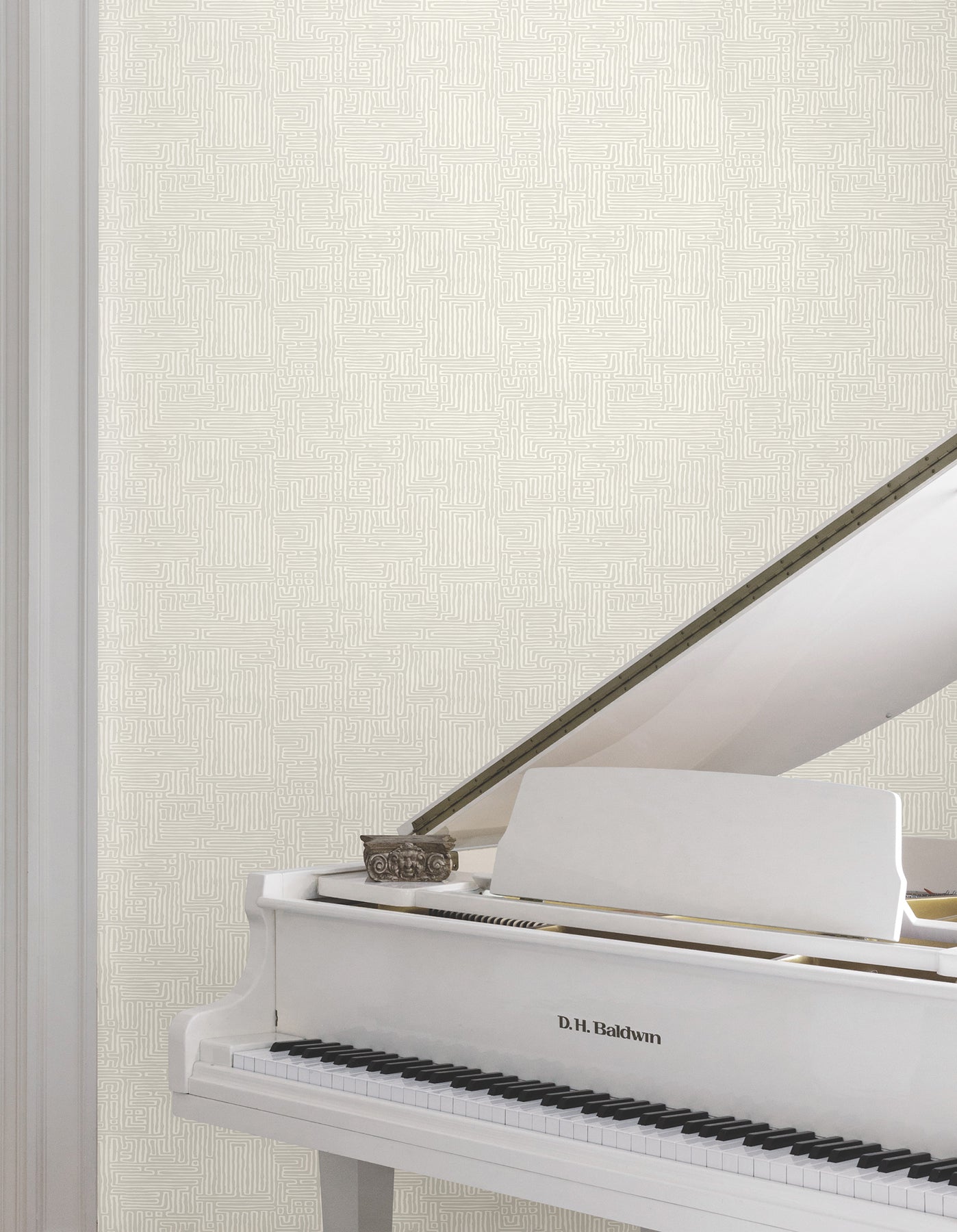 MX9687 Passages Grey Astoria Wallpaper by York Wallcoverings