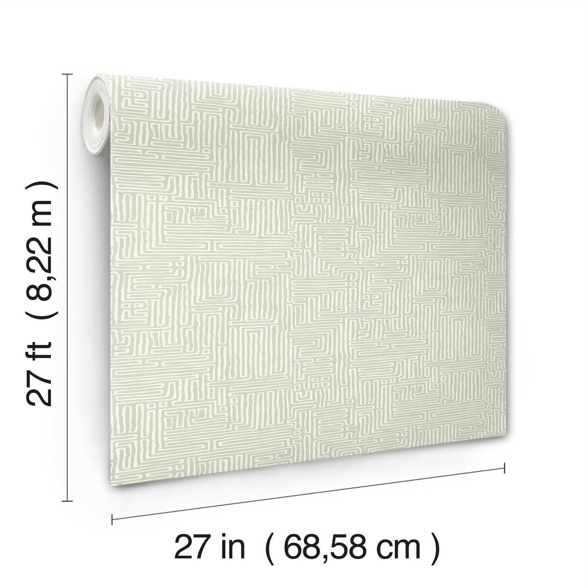 MX9688 Passages Green Astoria Wallpaper by York Wallcoverings