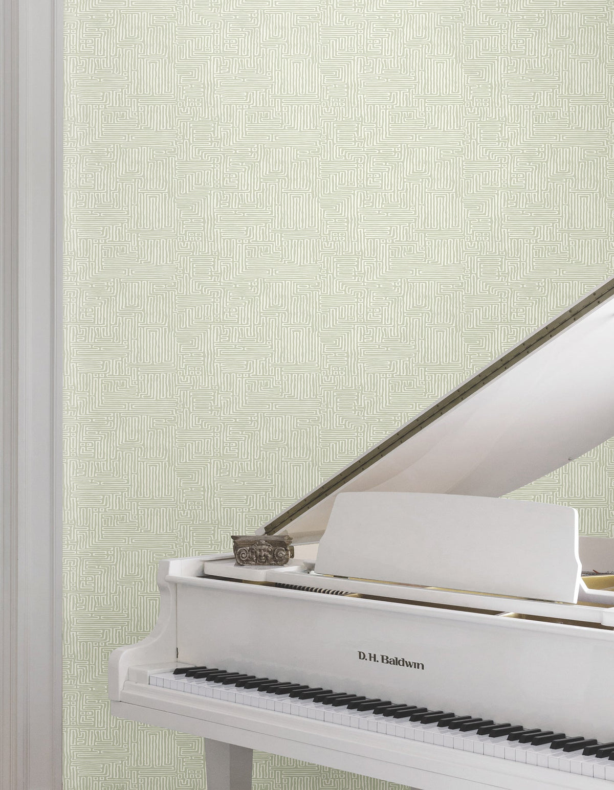 MX9688 Passages Green Astoria Wallpaper by York Wallcoverings