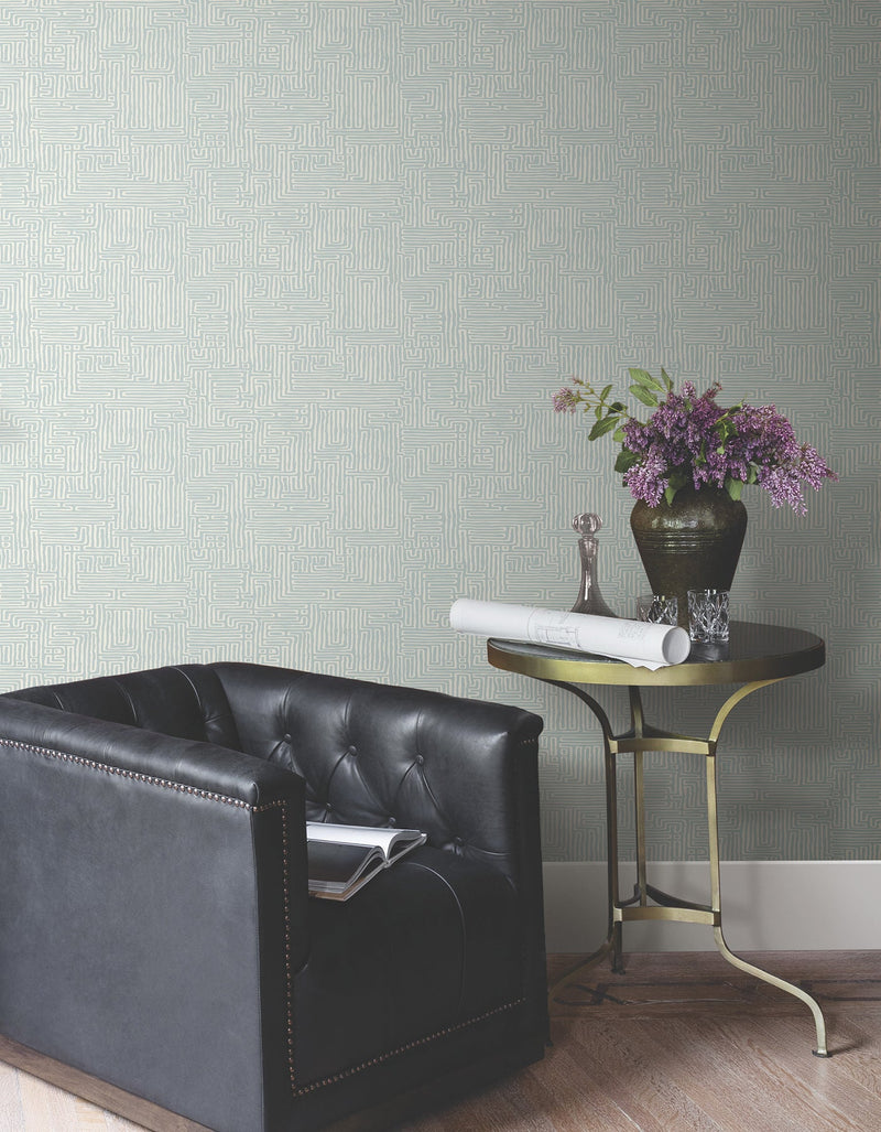 MX9689 Passages Blue Astoria Wallpaper by York Wallcoverings