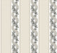 Abbey's Garland Black & White Astoria Wallpaper by York Wallcoverings