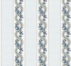 MX9692 Abbey's Garland Aqua Astoria Wallpaper by York Wallcoverings