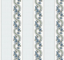 MX9692 Abbey's Garland Aqua Astoria Wallpaper by York Wallcoverings