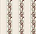 Abbey's Garland Red & Green Astoria Wallpaper by York Wallcoverings