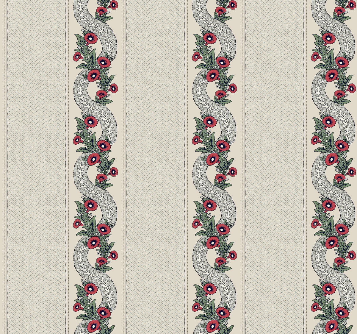 MX9694 Abbey's Garland Ruby Astoria Wallpaper by York Wallcoverings
