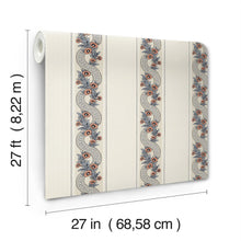 MX9696 Abbey's Garland Coral Astoria Wallpaper by York Wallcoverings