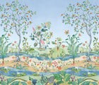 W7817-02 Mythica Mural Rhapsody Shell Wallpaper by Osborne & Little