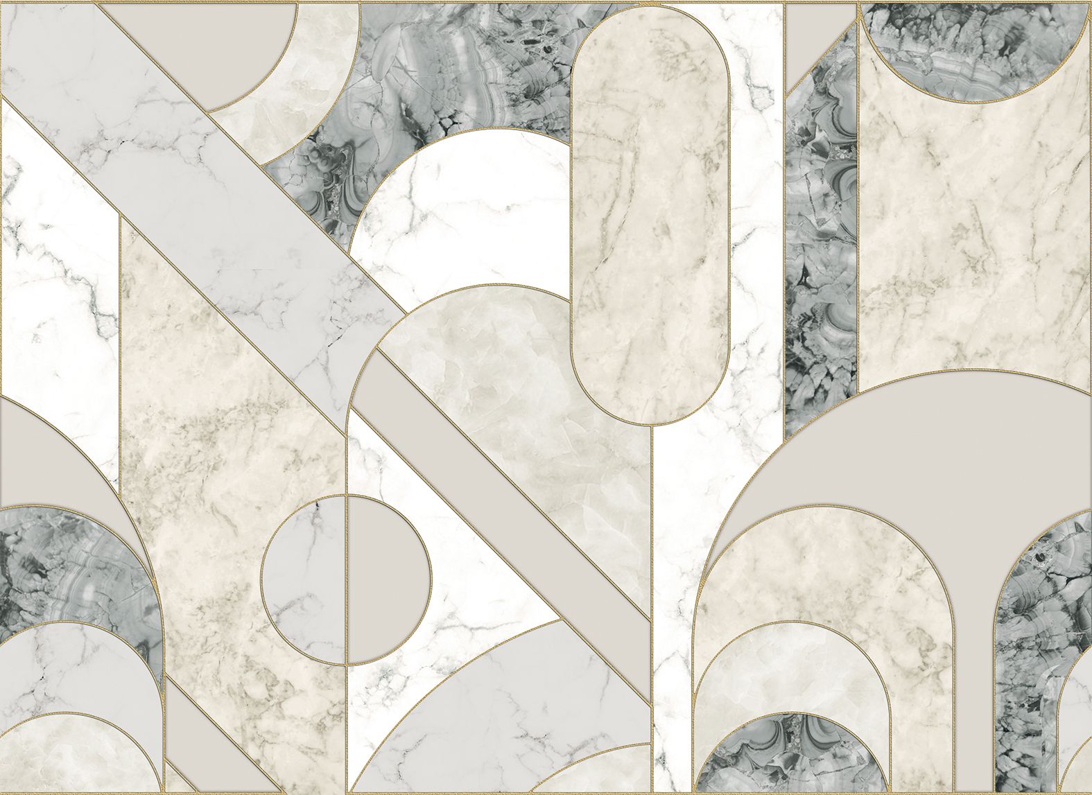 Capsules Beige Diversity Mural by Tres Tintas