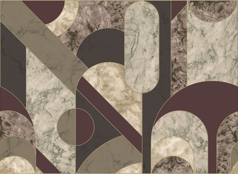 Capsules Gold (M3302-8) Diversity Mural by Tres Tintas