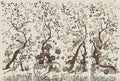 Chinoiserie Blue (M3303-3) Diversity Mural by Tres Tintas