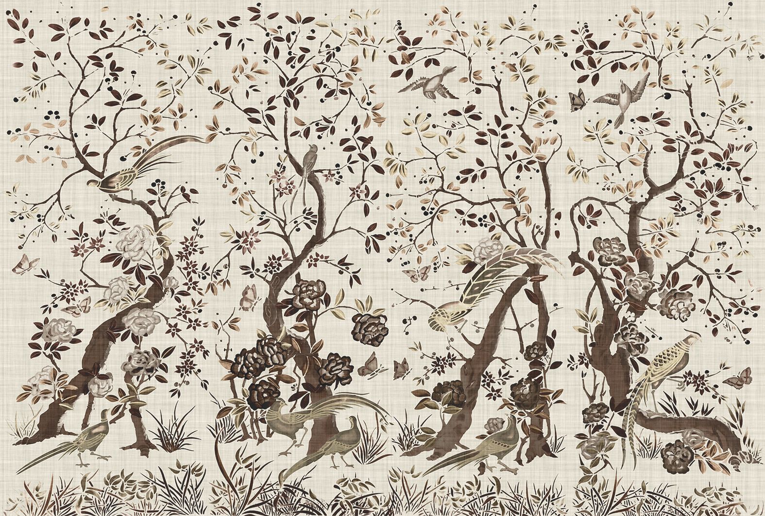 M3303-3 Chinoiserie Blue (M3303-3) Diversity Mural by Tres Tintas
