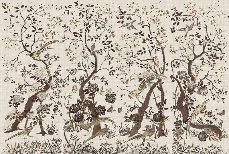 M3303-3 Chinoiserie Blue (M3303-3) Diversity Mural by Tres Tintas