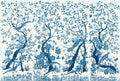 Chinoiserie Green Diversity Mural by Tres Tintas