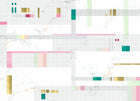 M3304-6 Pixels Pink (M3304-6) Diversity Mural by Tres Tintas