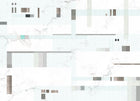 M3304-8 Pixels Grey Diversity Mural by Tres Tintas