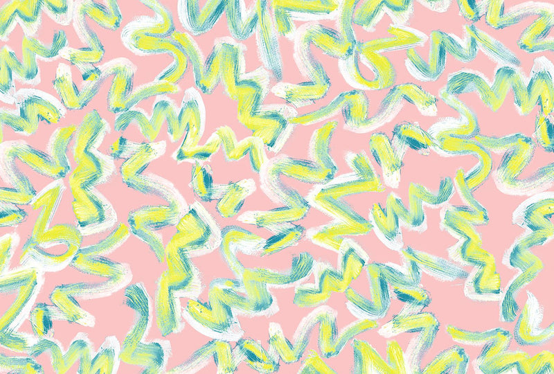 M3305-9 Brush Yellow Diversity Mural by Tres Tintas