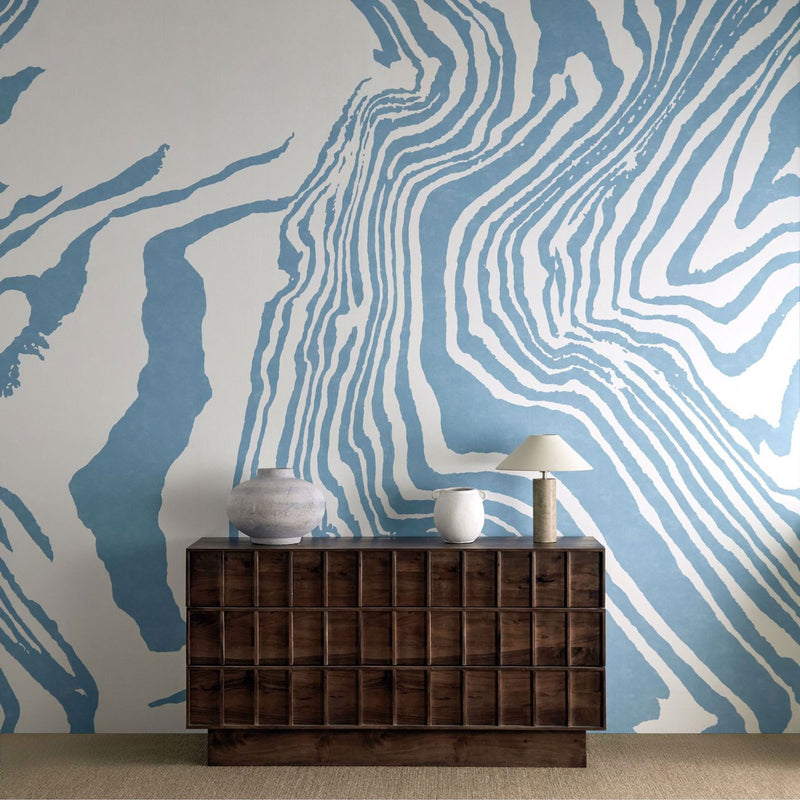 Marble Henry Holland Atlantic Wallpaper by Harlequin