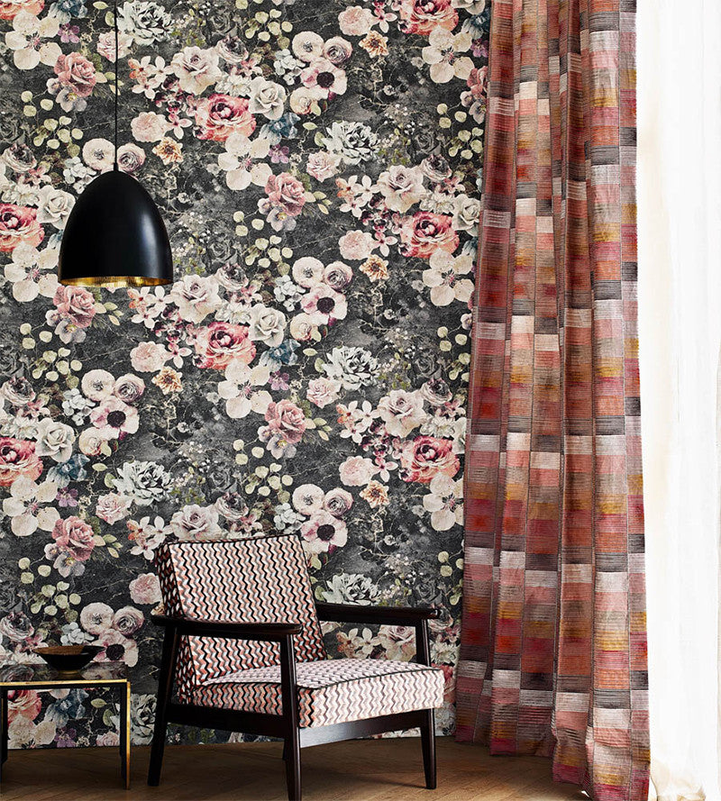 J8004-04 Marble Rose Atmosphere IV Wallpaper By Jane Churchill