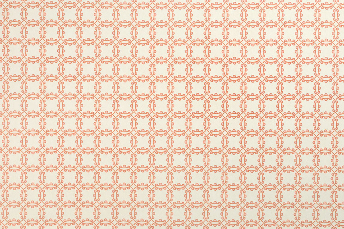 Marimba Apricot Wallpaper by Christopher Farr Cloth