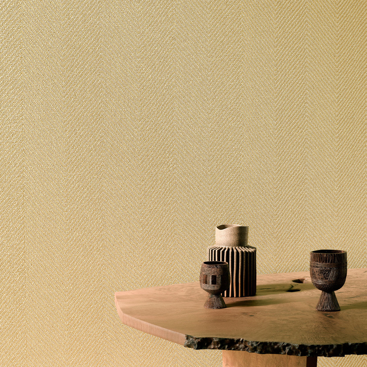 31723 Atuona Marquesa Buttercream Wallpaper By Arte