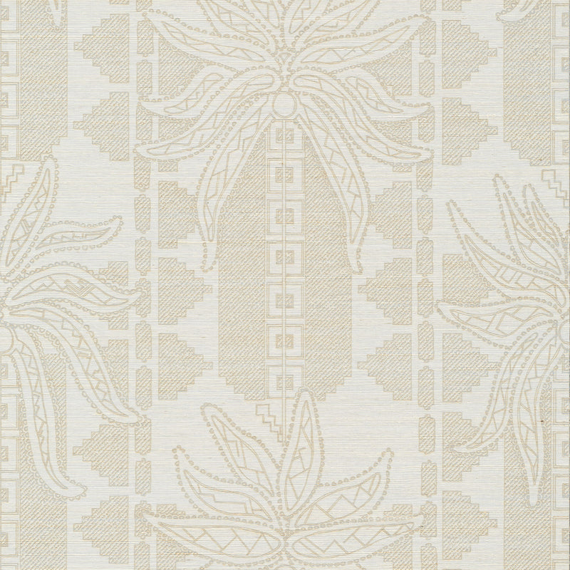 31700 Fenua Marquesa Silver Ivory Wallpaper By Arte
