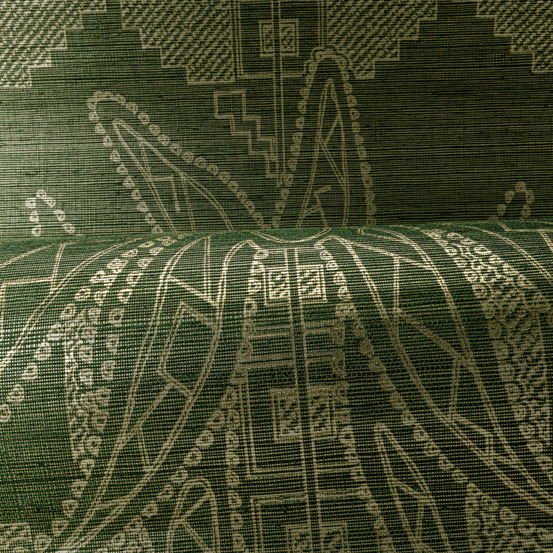 31702 Fenua Marquesa Silver Pine Wallpaper By Arte