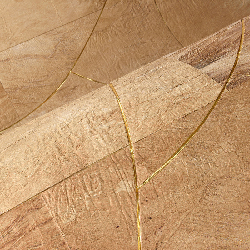 40711 Rubra Melaky Golden Natural Wallpaper By Arte