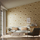 112925 Melograno Colour 3 Gold Wallpaper by Harlequin