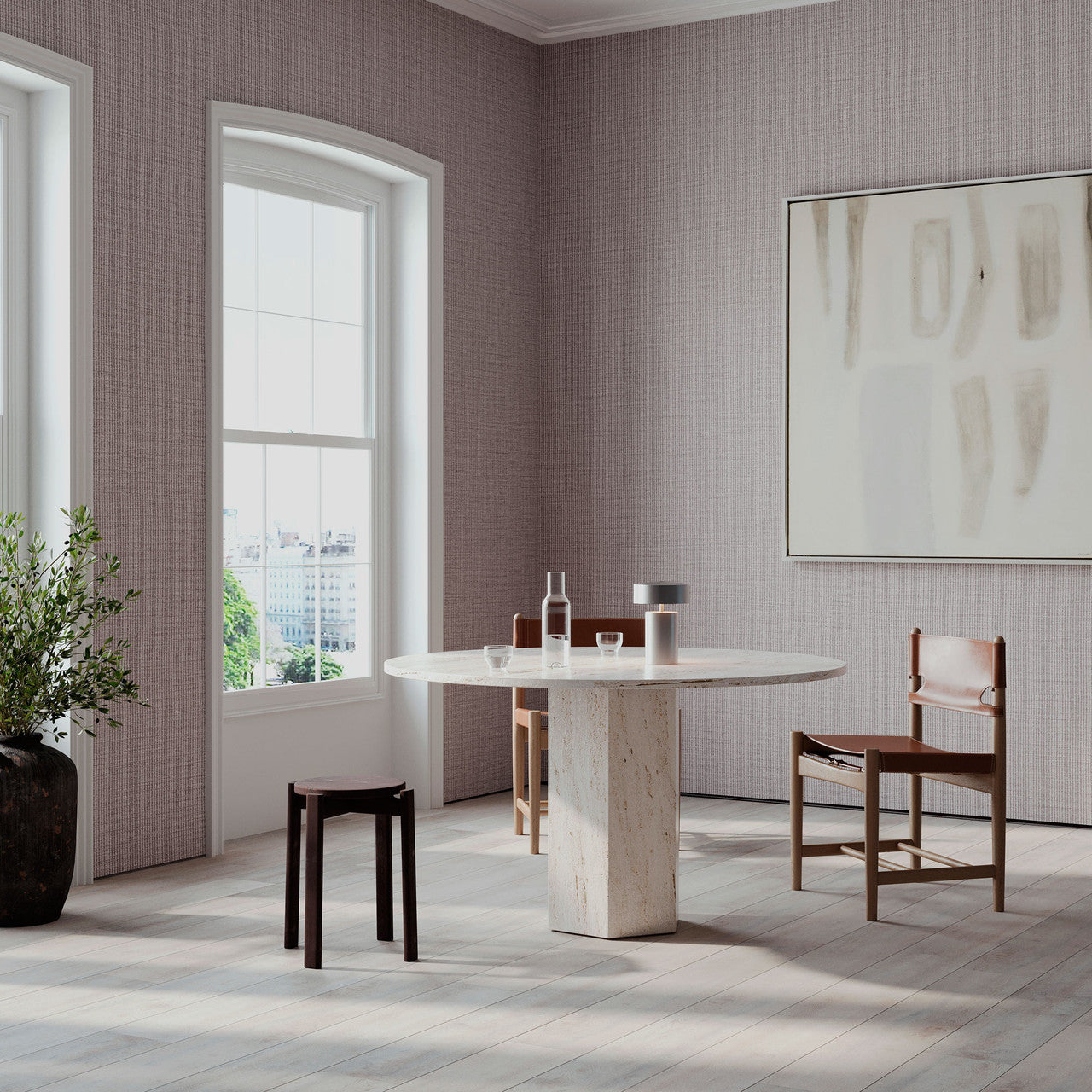 63512 Lana Merino Lavender Wallpaper By Arte