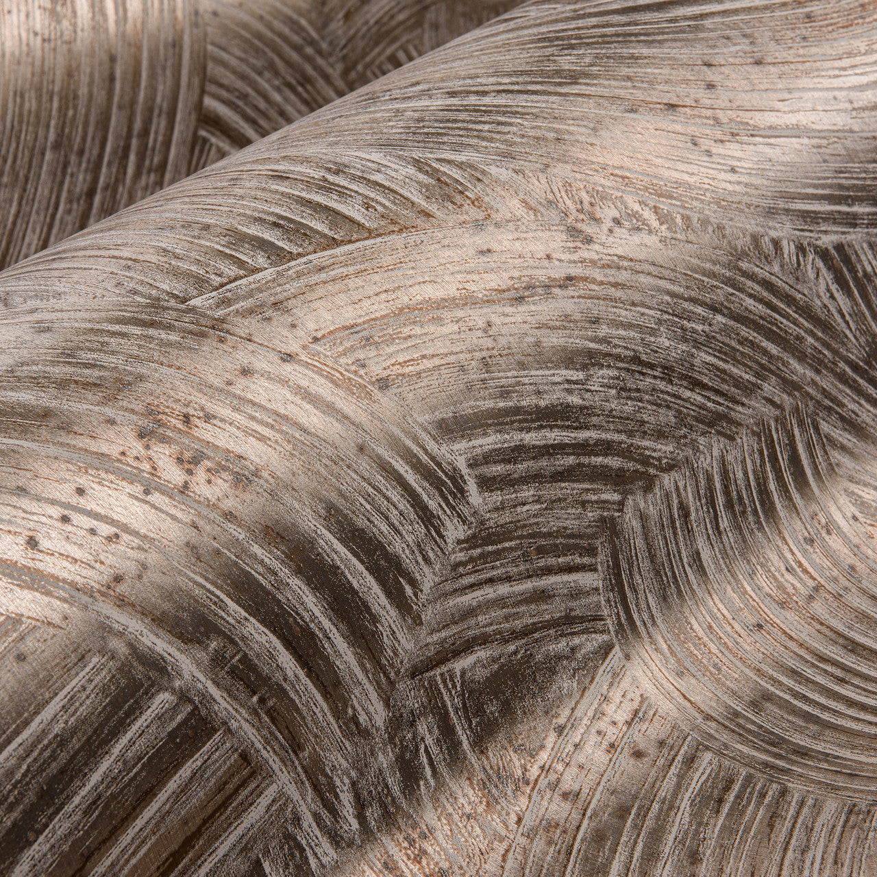 60102A Impasto Emblème Shiny Taupe Wallpaper By Arte
