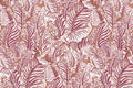 Mille Feuilles Vinyl Plum Wallpaper by Christopher Farr Cloth