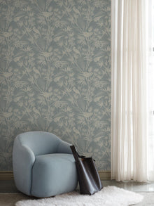 S10623 Misty Blue Celeste Familjen Wallpaper by Sandberg