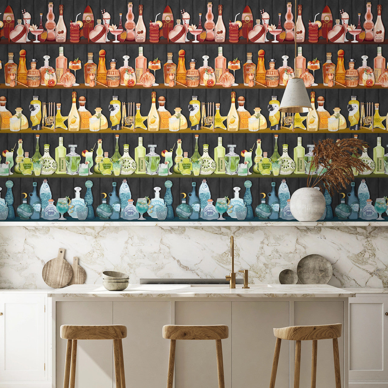 BMPP004/07A Mixology Wallpaper by Brand McKenzie