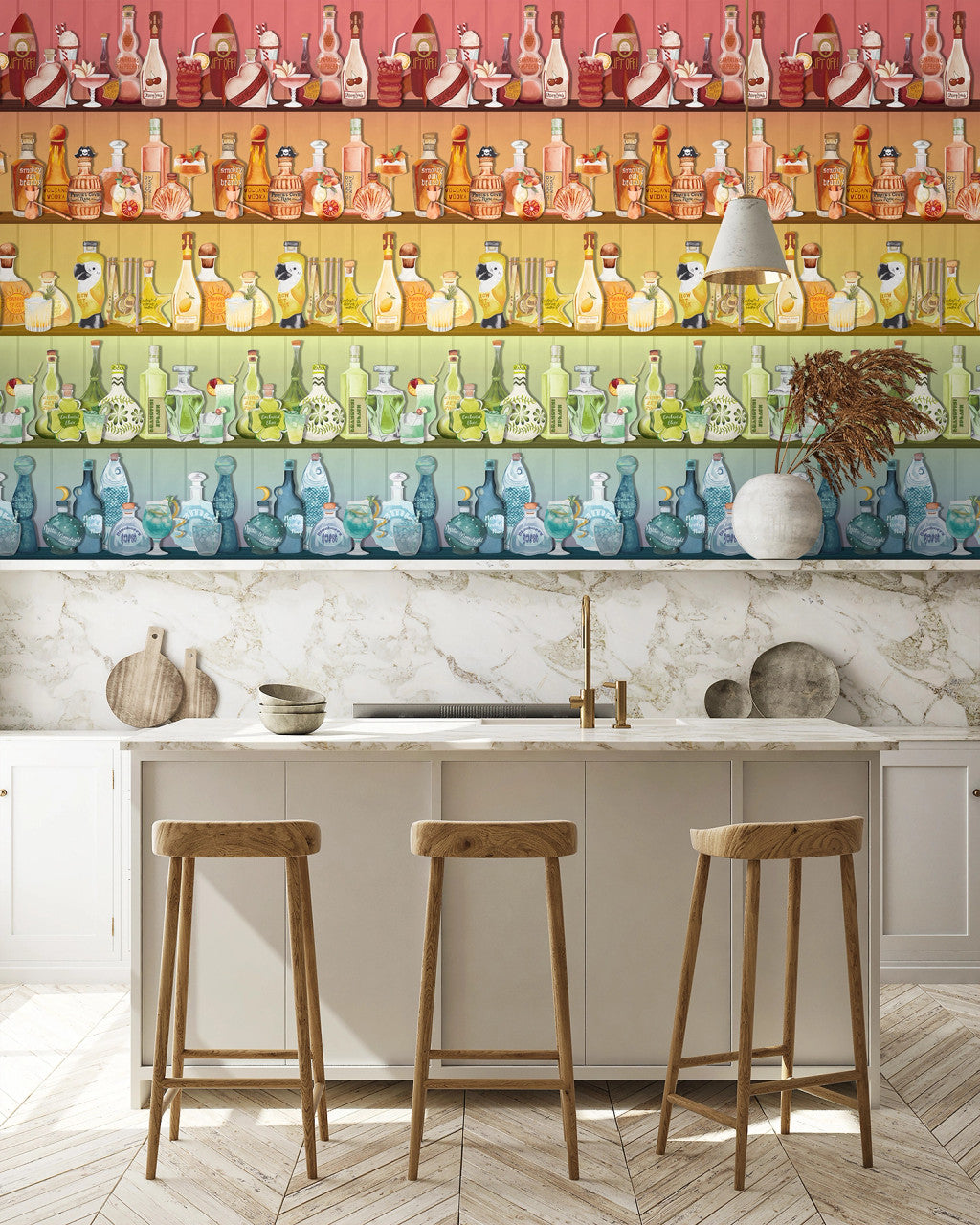 BMPP004/07C Mixology Wallpaper by Brand McKenzie