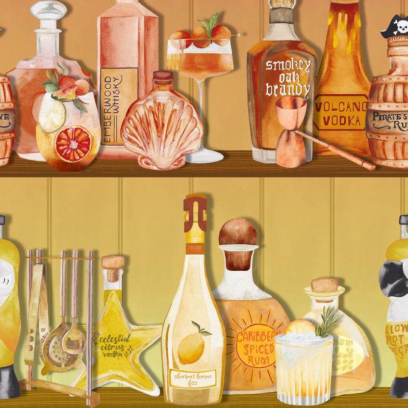 BMPP004/07C Mixology Wallpaper by Brand McKenzie