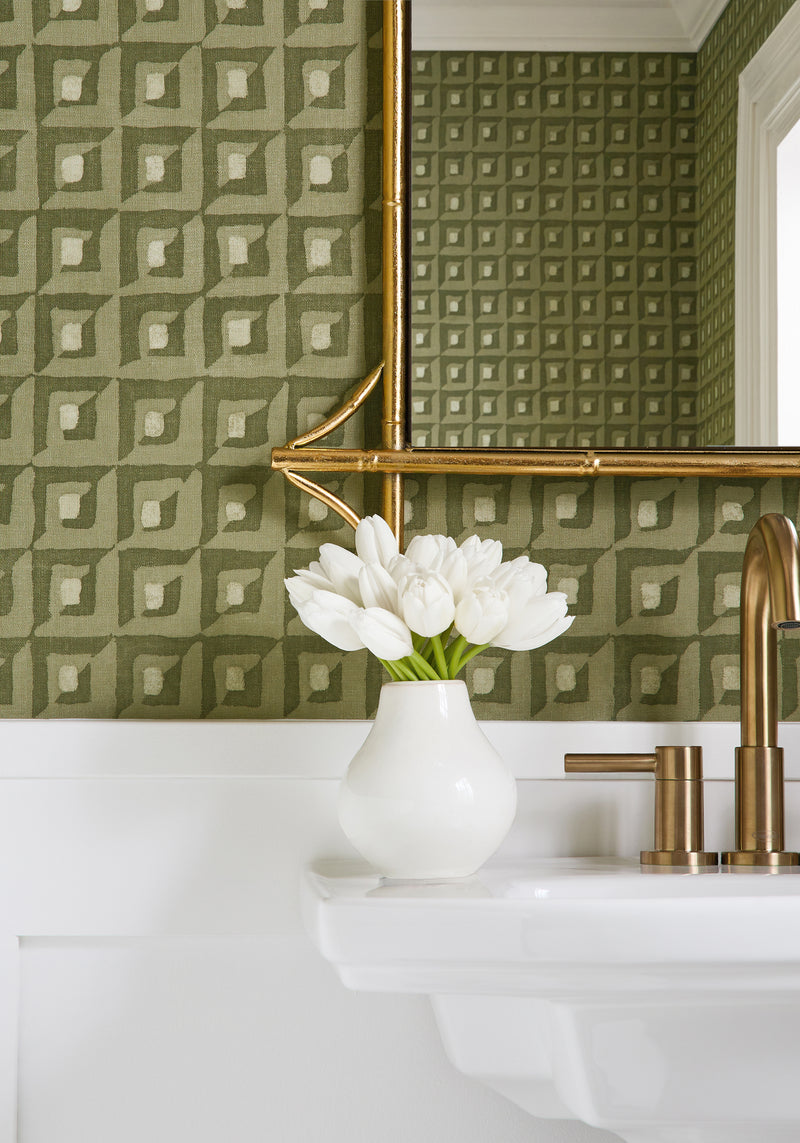 Square Dance Modern Resource 3 Wallpaper by Thibaut | T12851