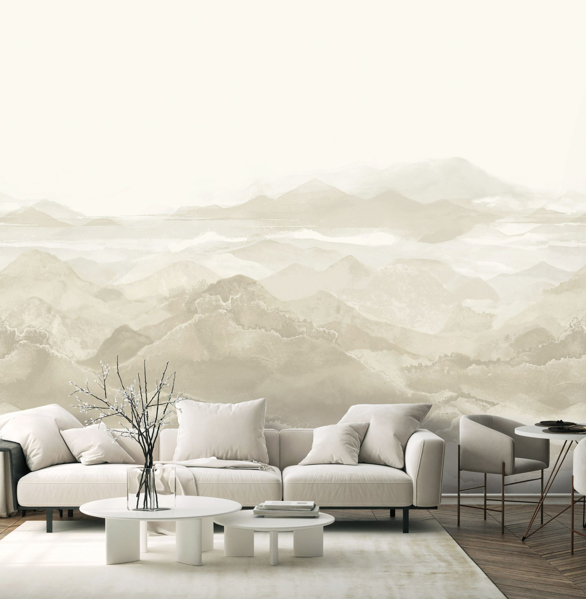 GE02425 Montreux Champagne Mist Wallpaper by Sketch Twenty 3