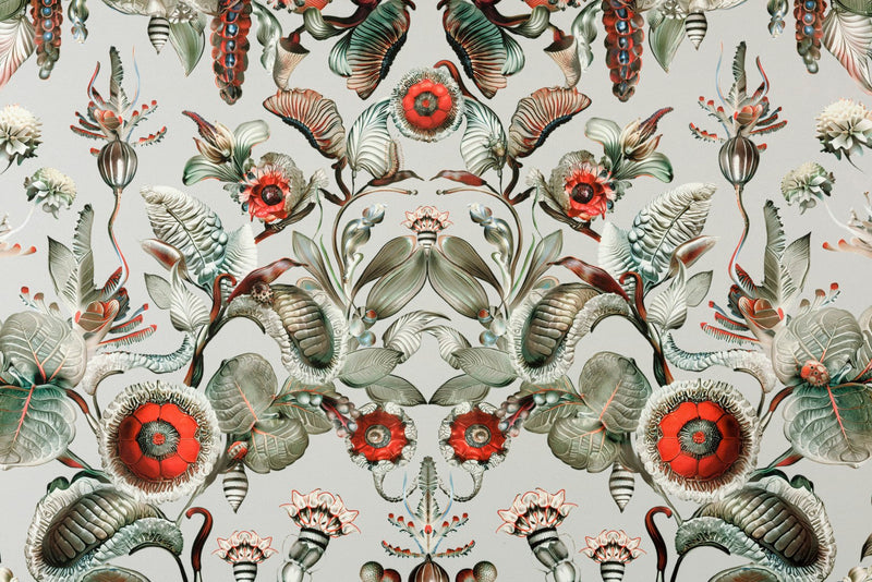 MO5000 Coccinella Bella Stone Grey Wallpaper by Moooi